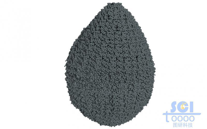 外层细密小孔的橄榄球型的核壳纳米