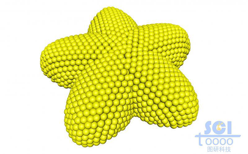 纳米颗粒自组装形成的三维立体结构