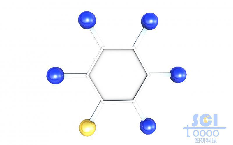 甲基苯/苯环结构/分子模式图