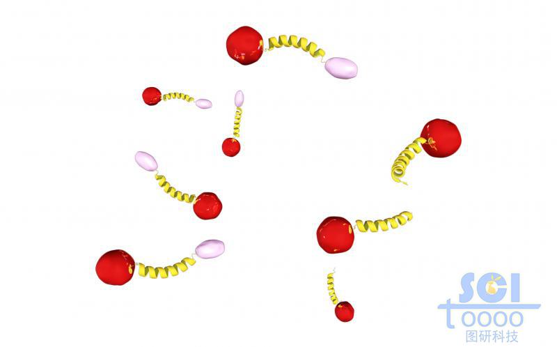 肽链链接的金纳米颗粒