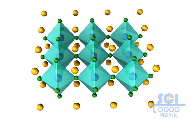 八面体晶体结构阵列