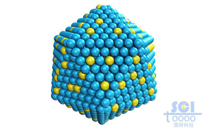 两个原子混杂形成的二十四面体结构