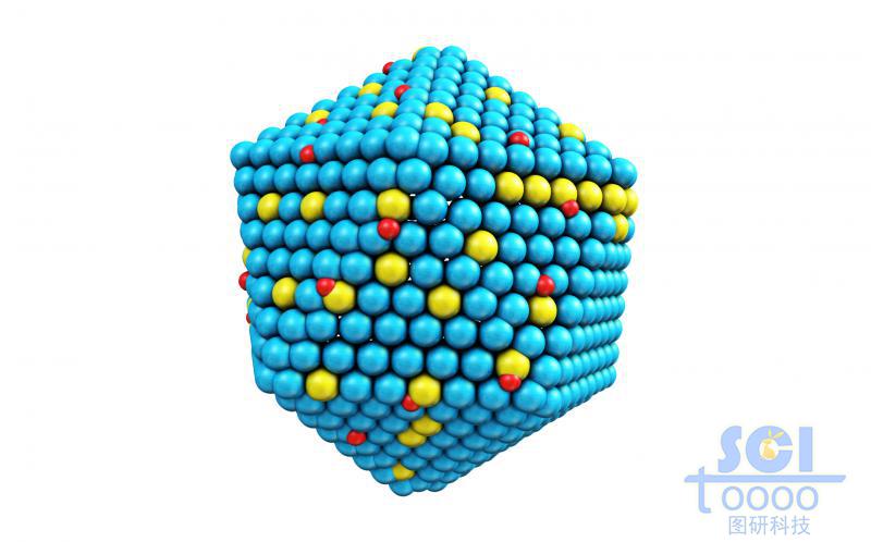 两个原子混杂形成的二十四面体结构