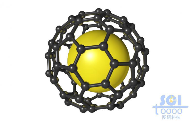 表面附着黑色石墨烯/富勒烯的纳米球