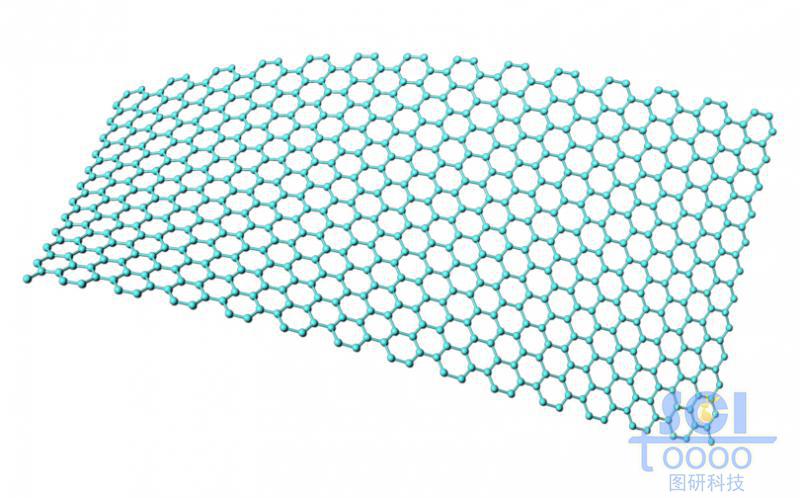 起伏的石墨烯结构